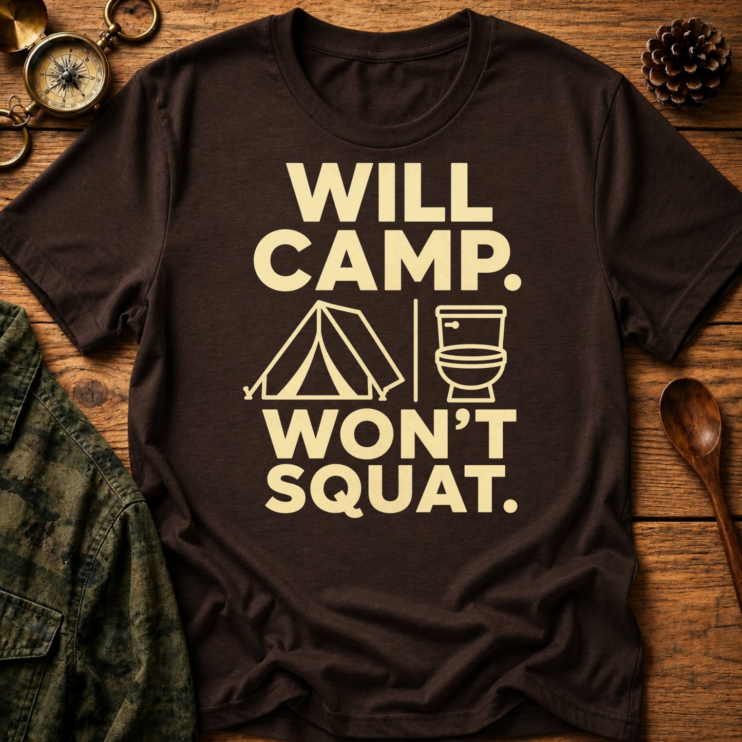 No Squat Camper T-Shirt