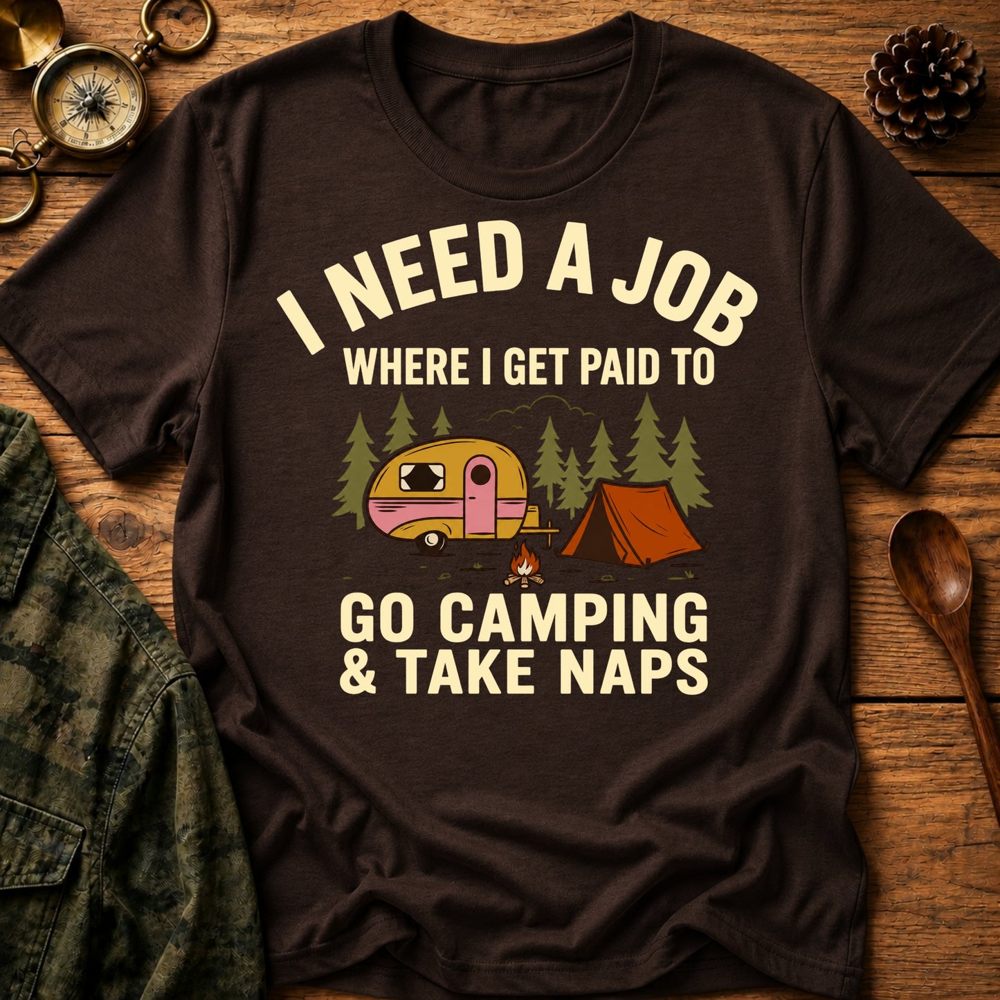 Camping & Napping T‑Shirt