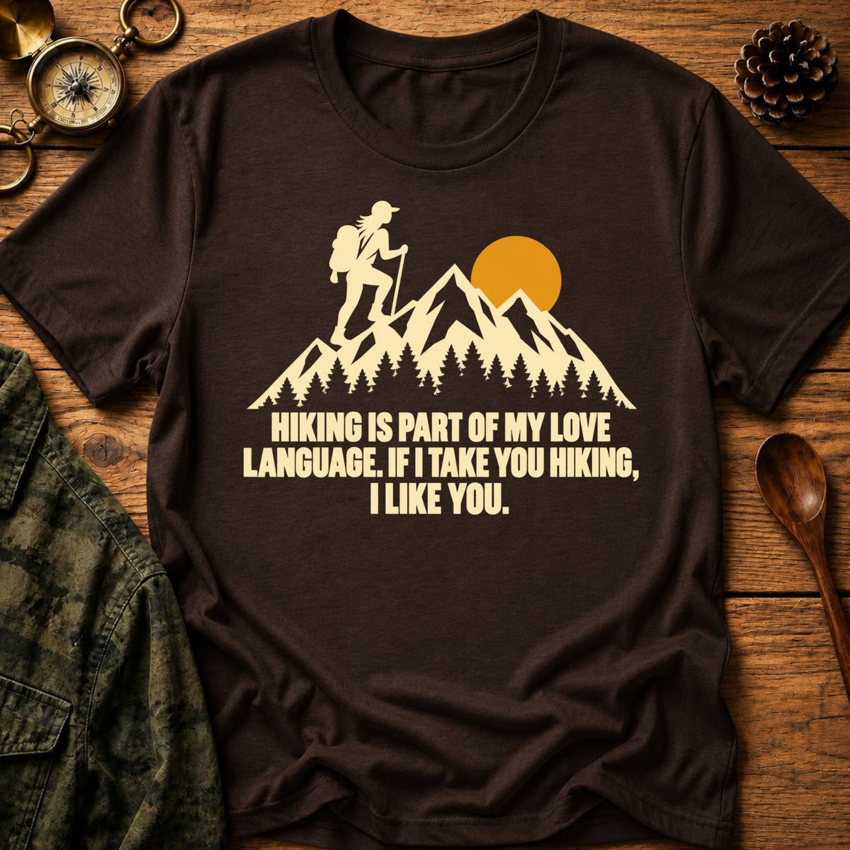 Hiking Love Language T-Shirt