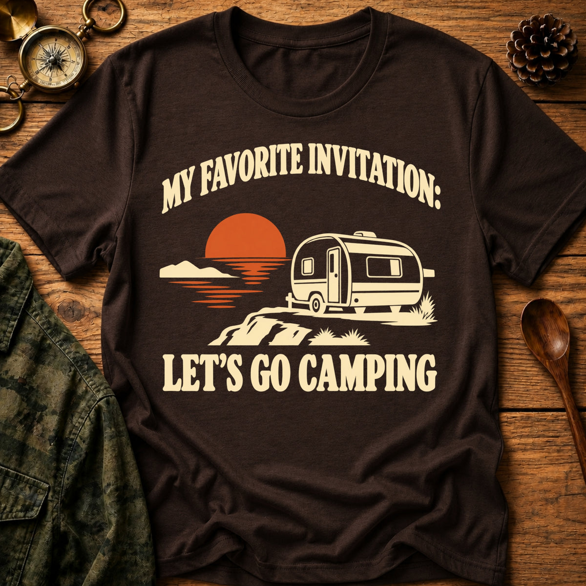 Camping Invitation T-Shirt