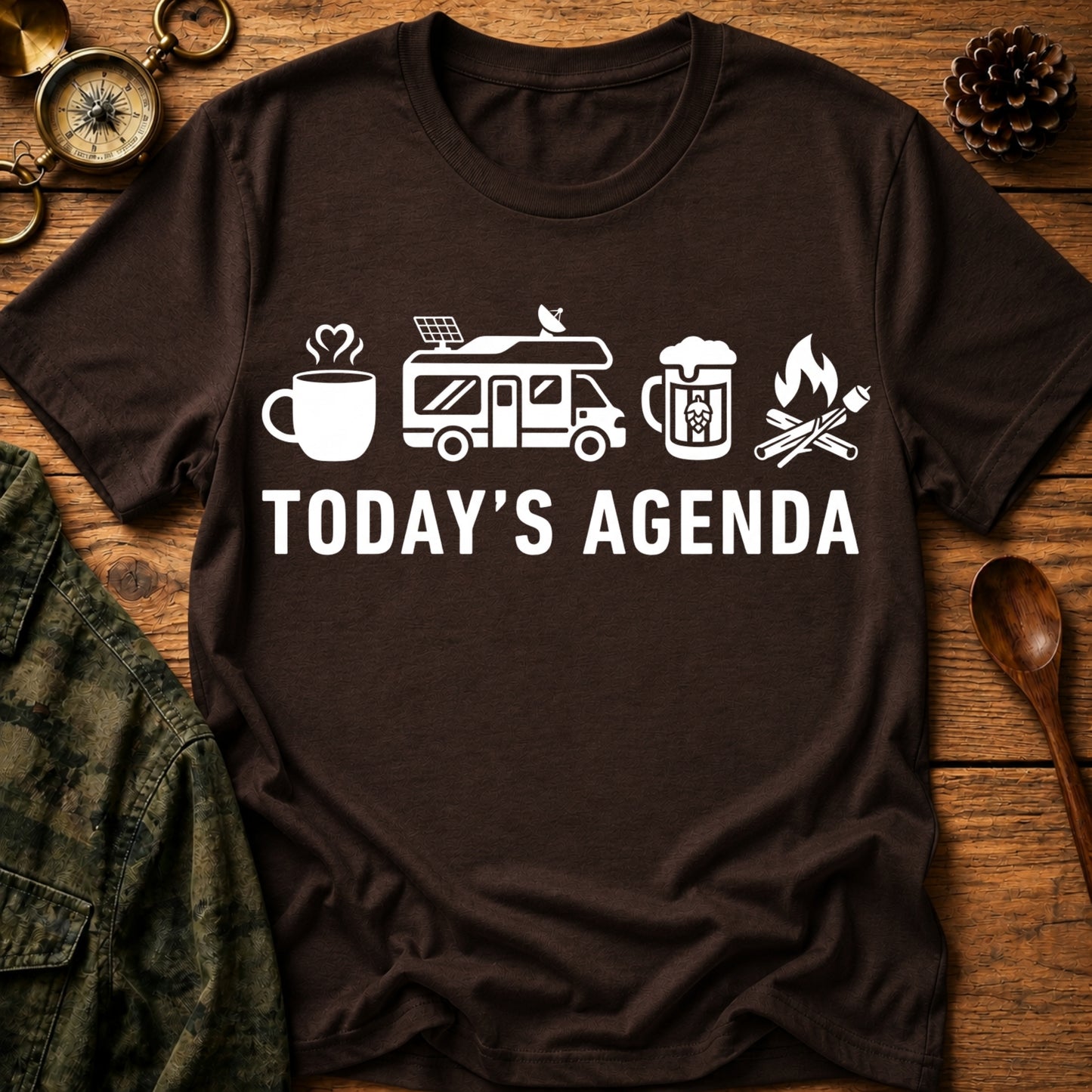 Camping Agenda T-Shirt