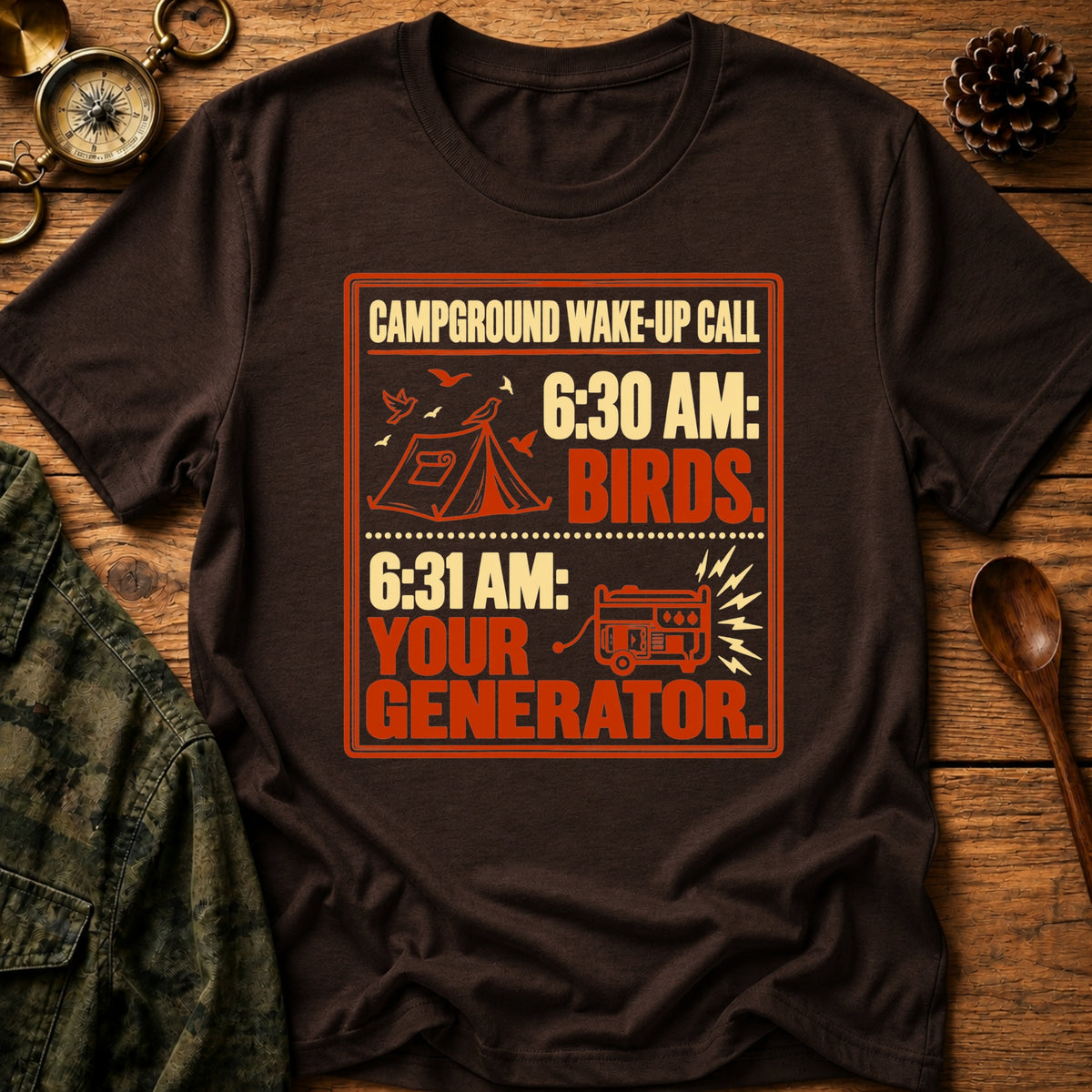 Campground Wake-Up T-Shirt