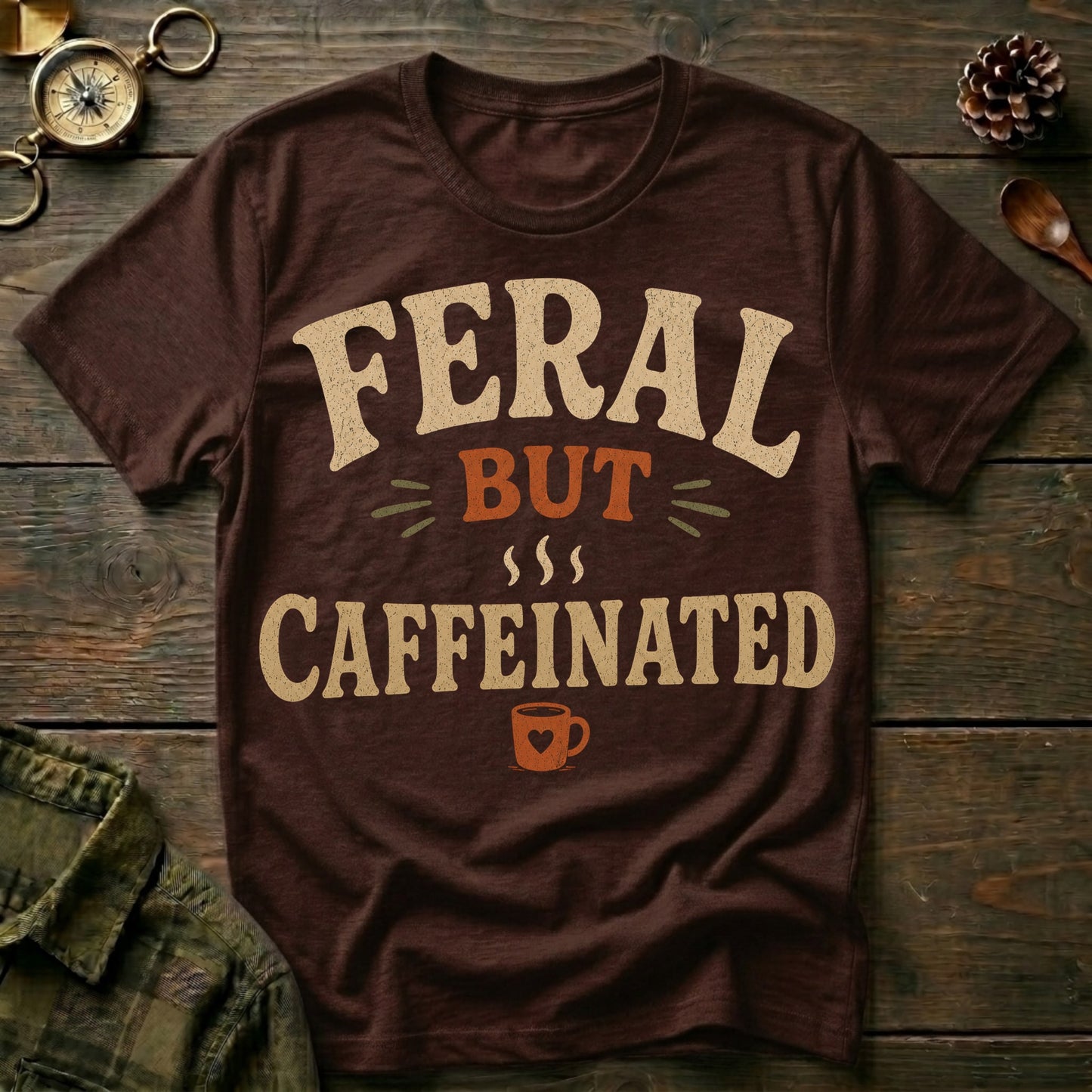 Feral But Caffeinated T-Shirt