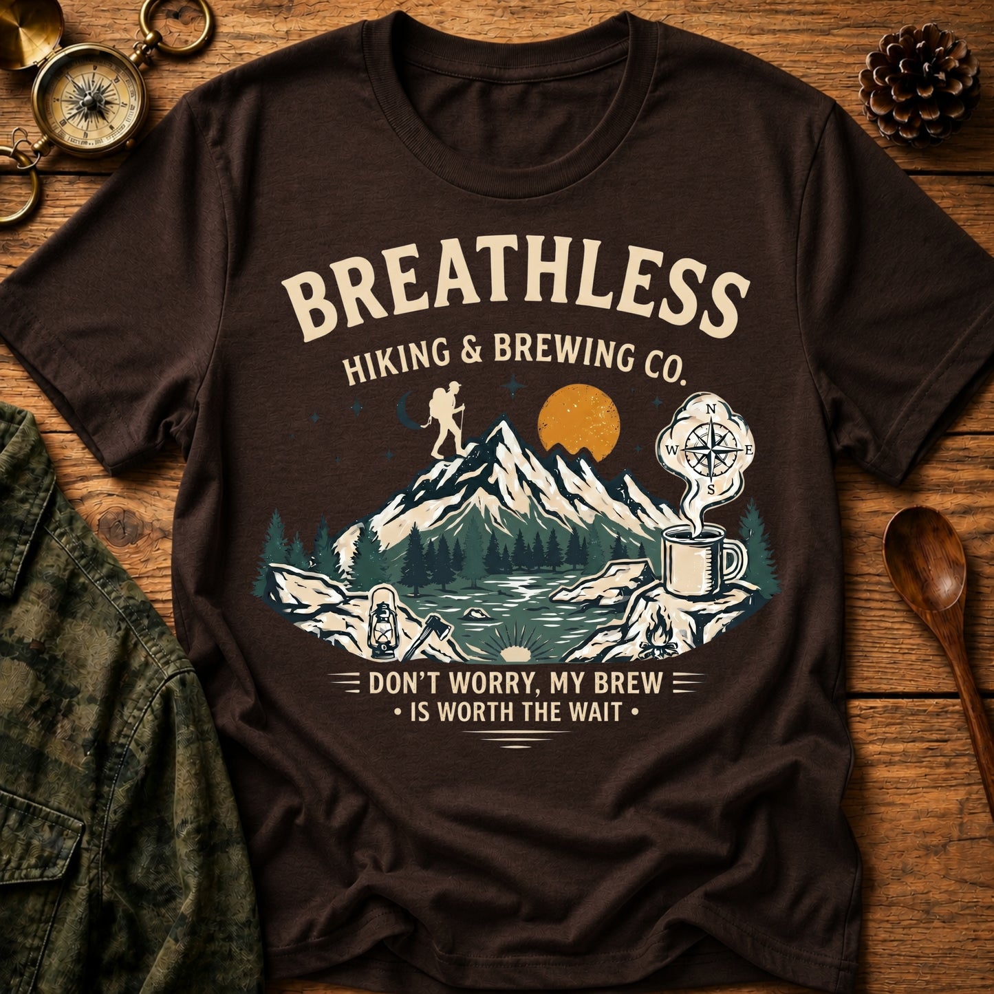 Breathless Hiking & Brewing T-Shirt
