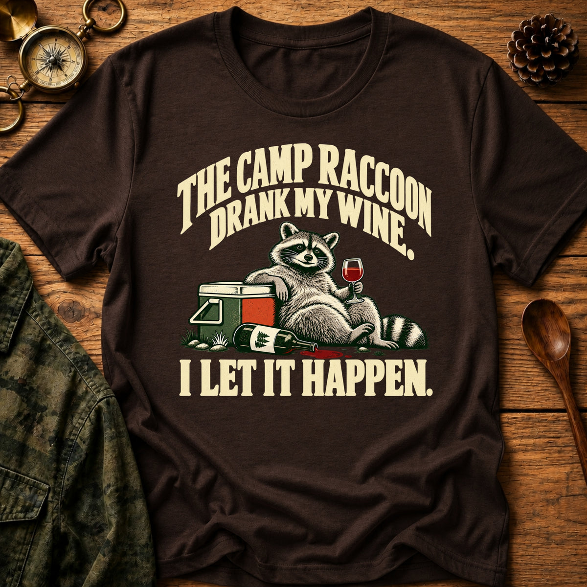 Raccoon Wine Thief T-Shirt