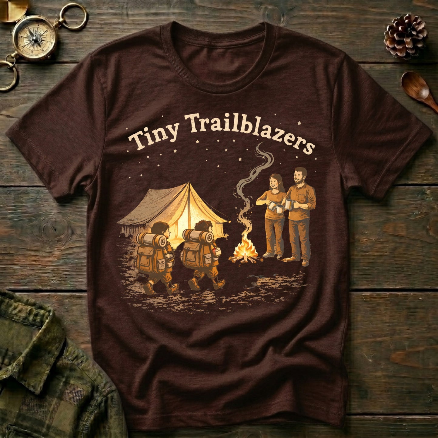 Tiny Trailblazers Camping T-Shirt