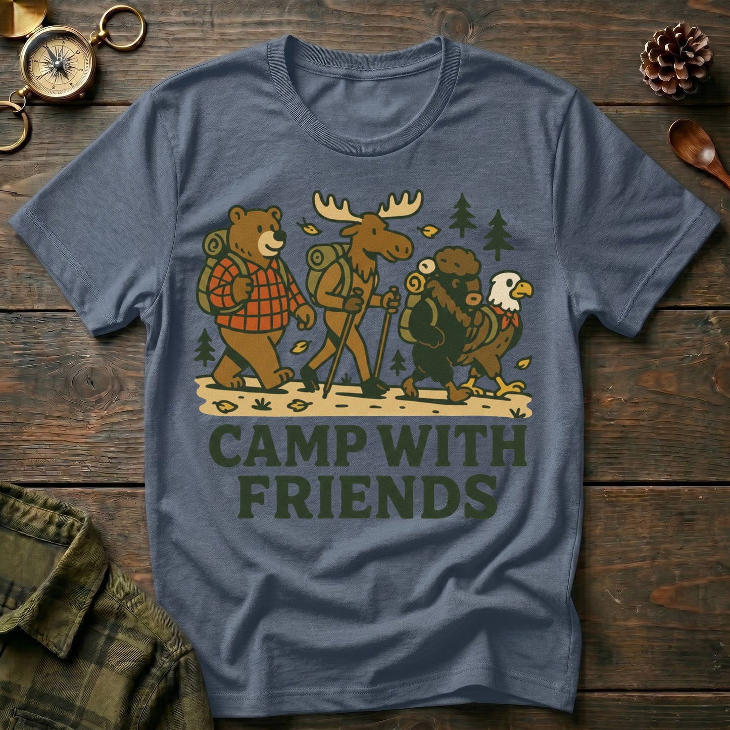 Camp With Friends T‑Shirt