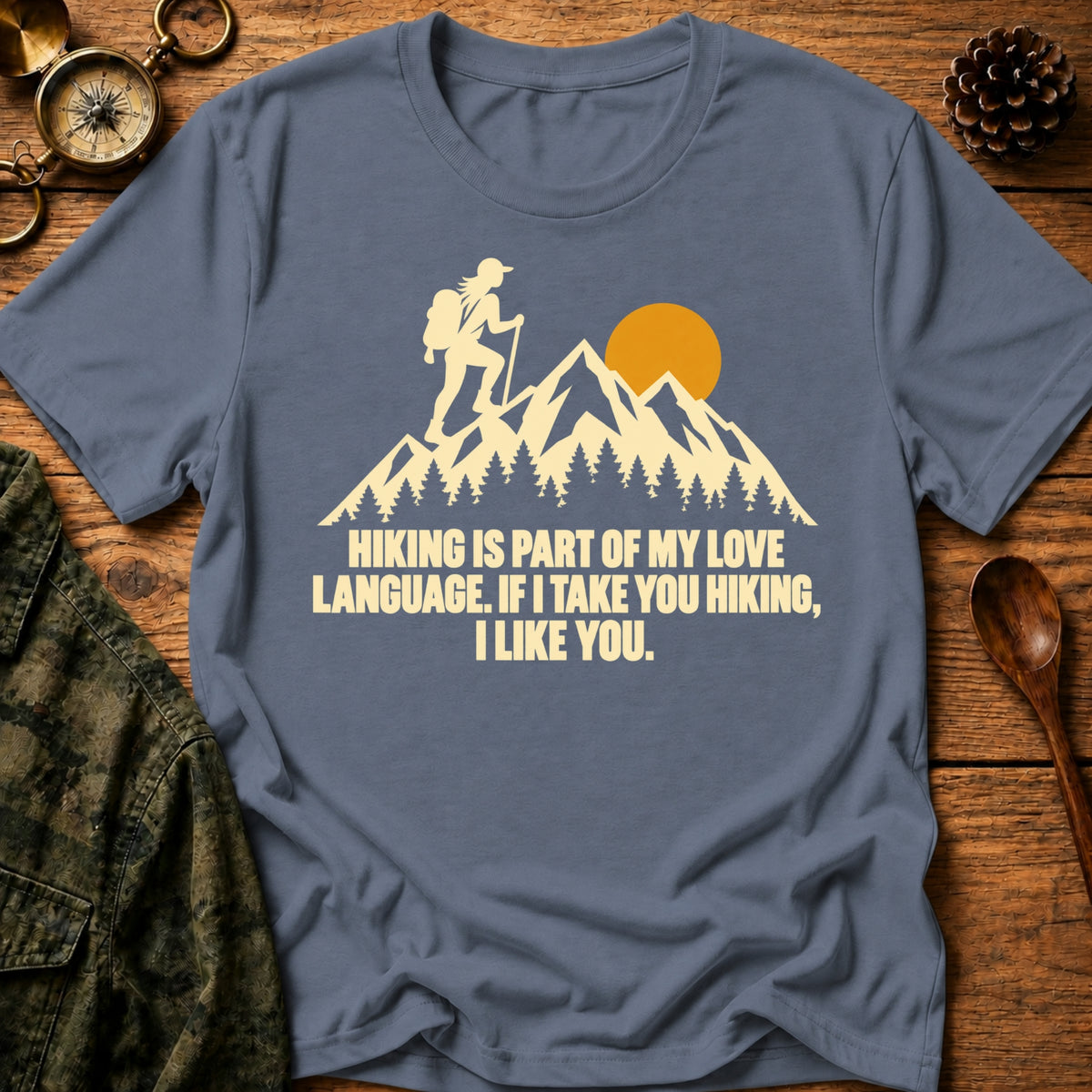 Hiking Love Language T-Shirt