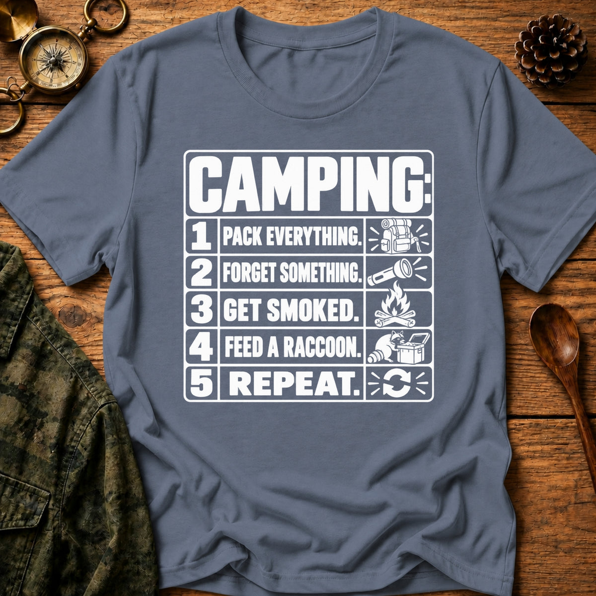 Camping Rules T-Shirt