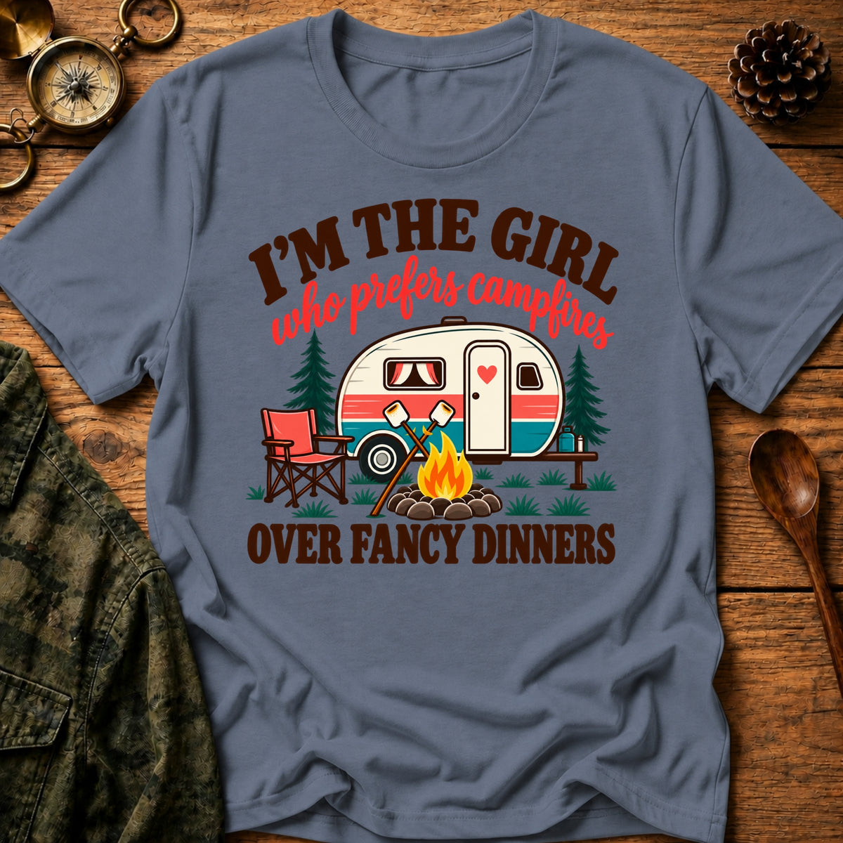Camping Over Dinner T-Shirt