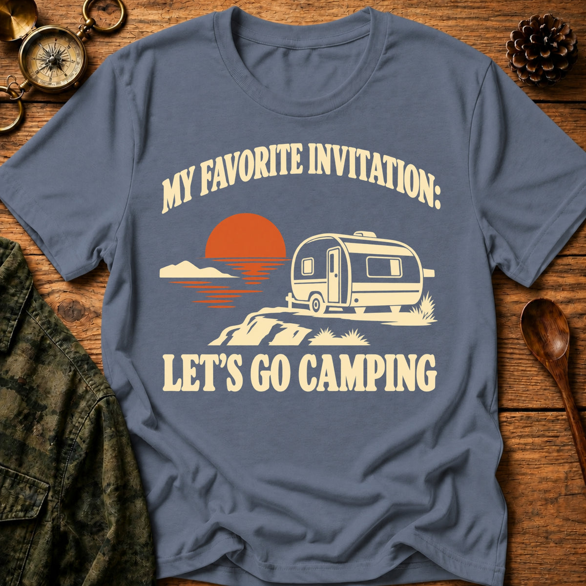 Camping Invitation T-Shirt