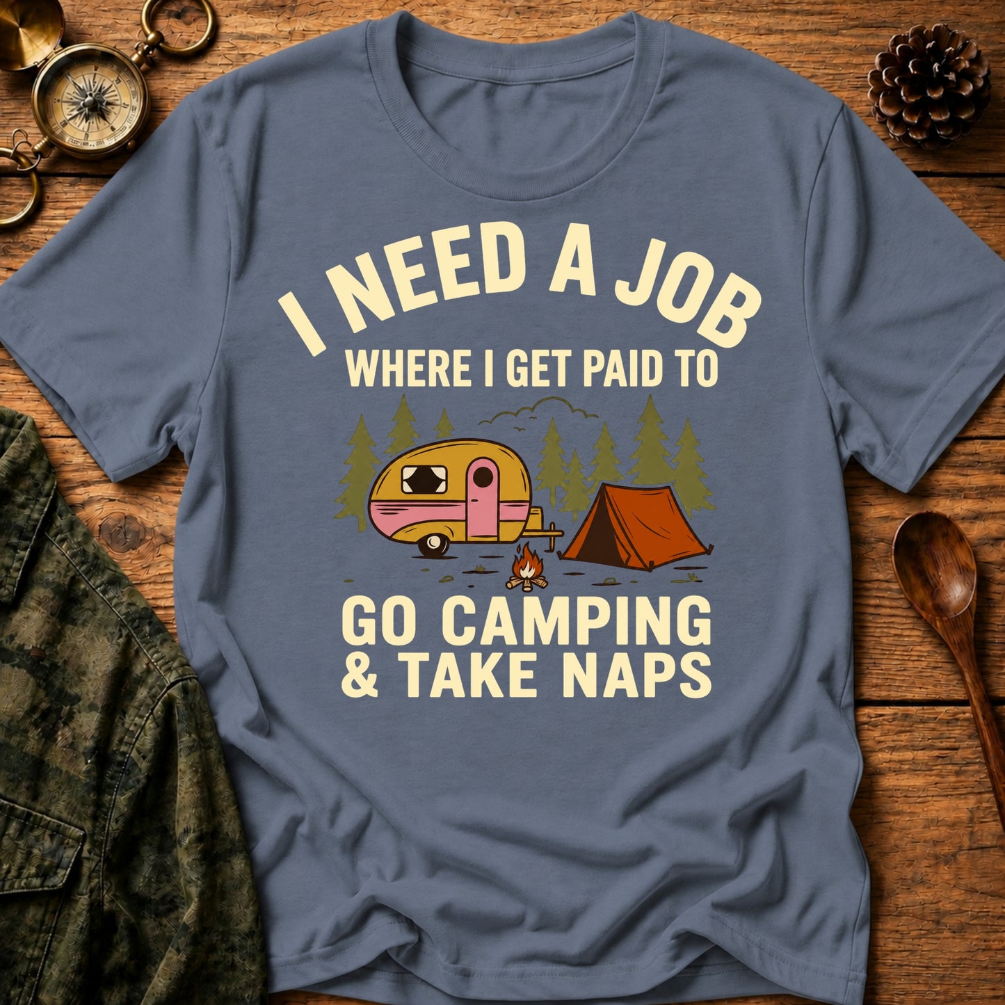 Camping & Napping T‑Shirt