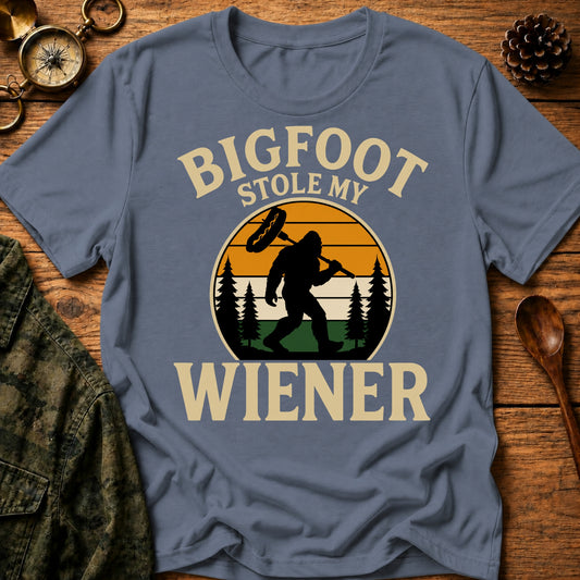 Bigfoot Stole Wiener T-Shirt