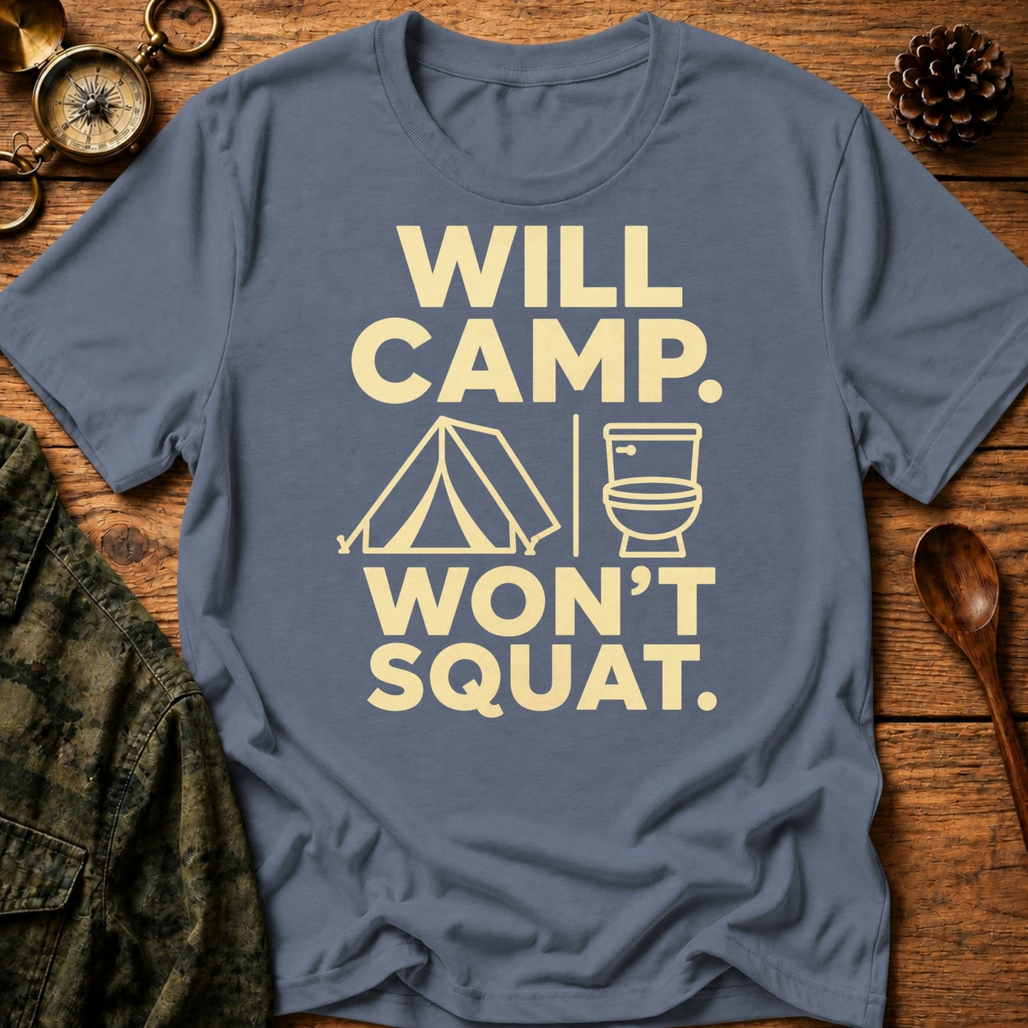 No Squat Camper T-Shirt