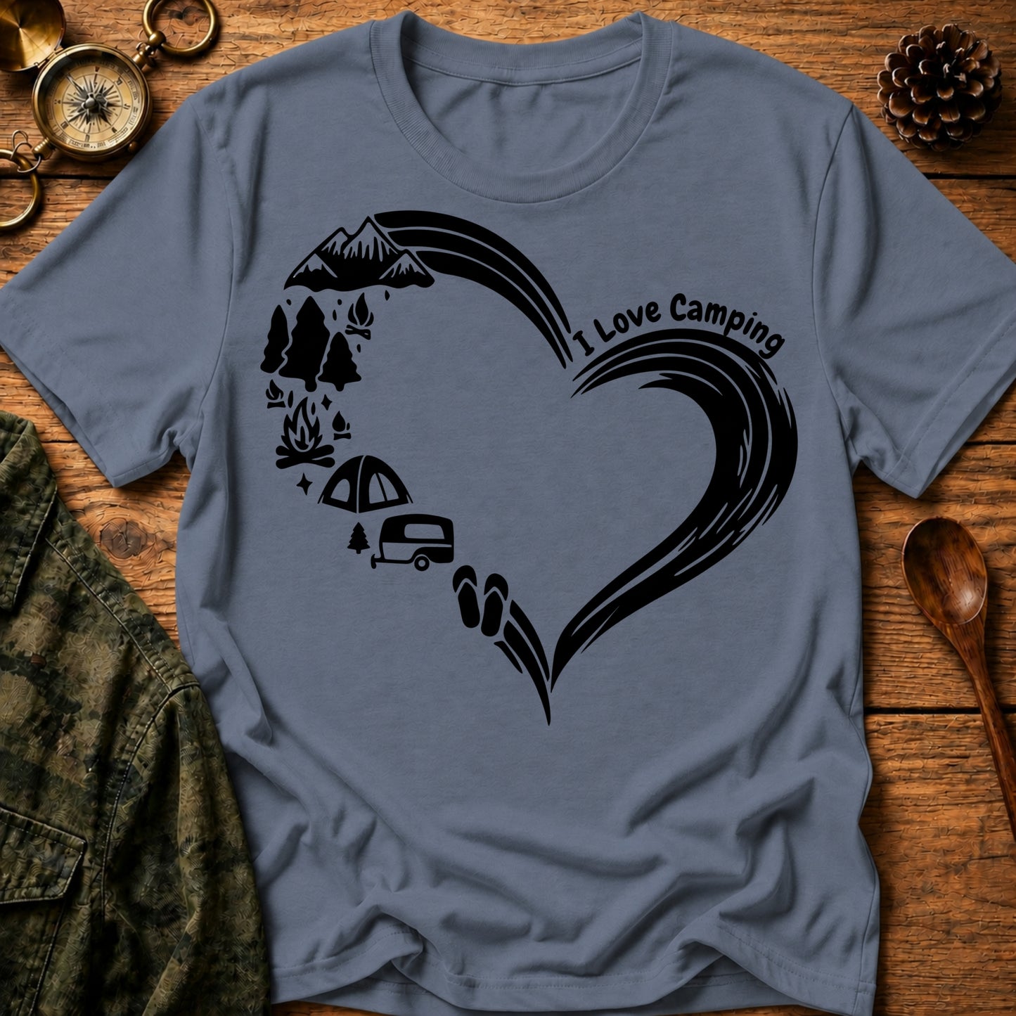 Camping Heart T-Shirt