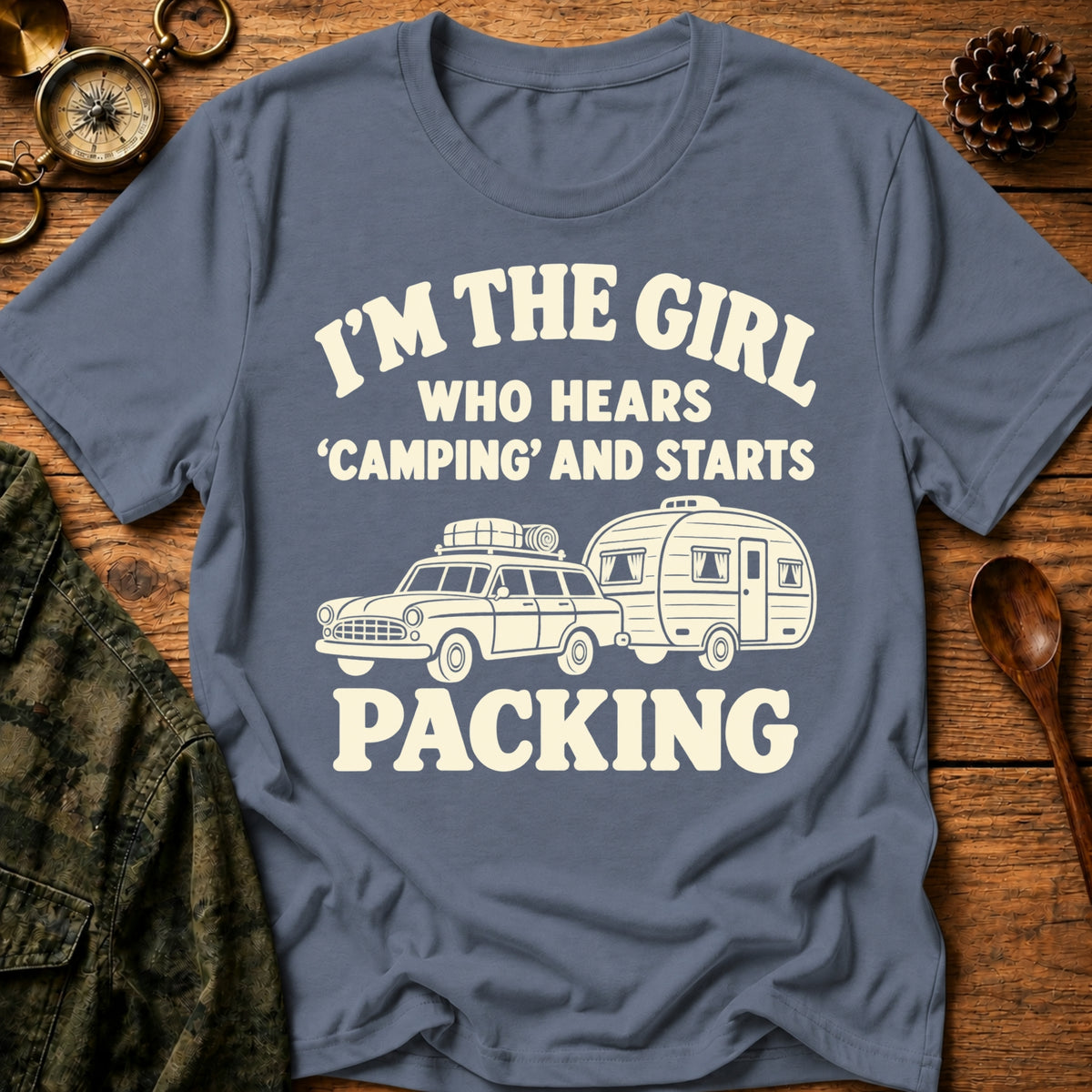 Camping Girl T-Shirt