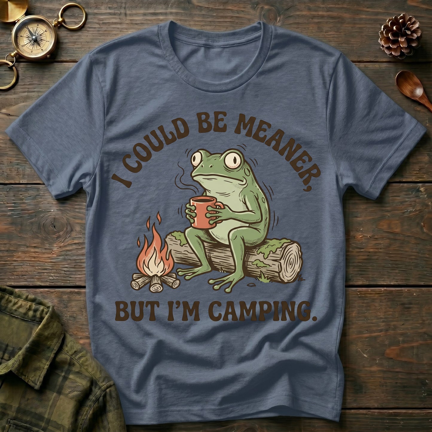 Camping Frog T‑Shirt