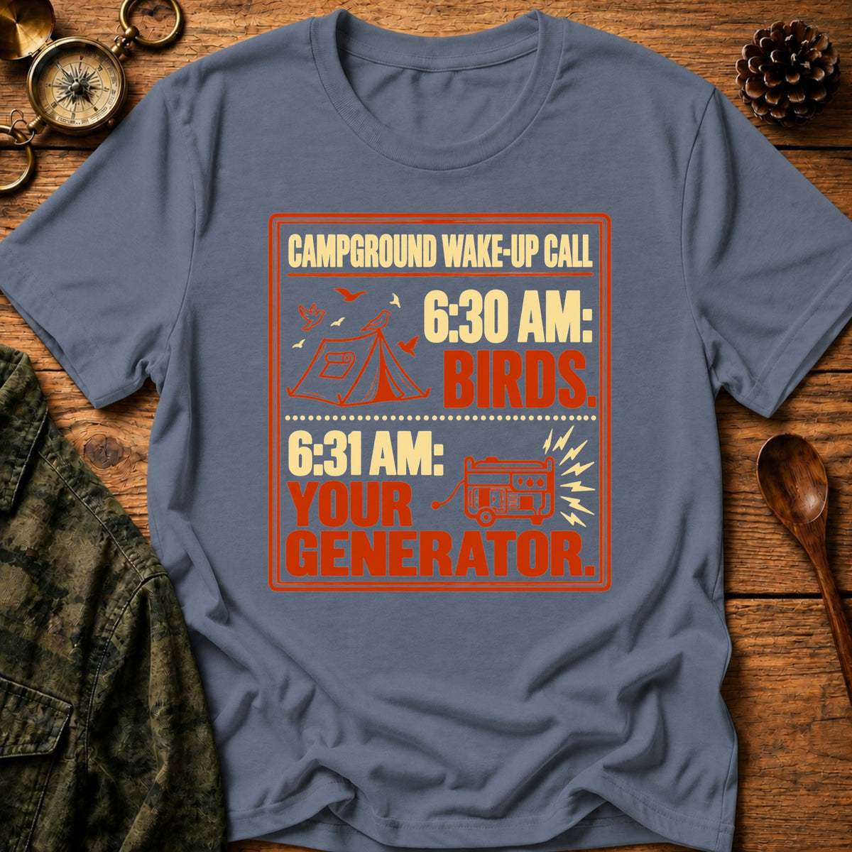 Campground Wake-Up T-Shirt