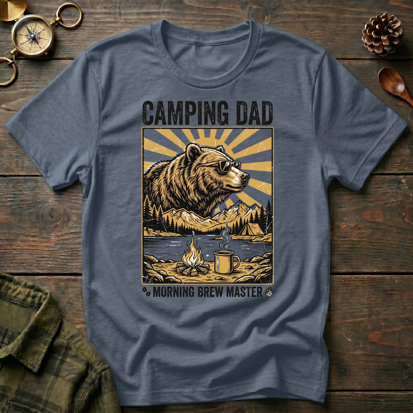 Camping Dad T‑Shirt