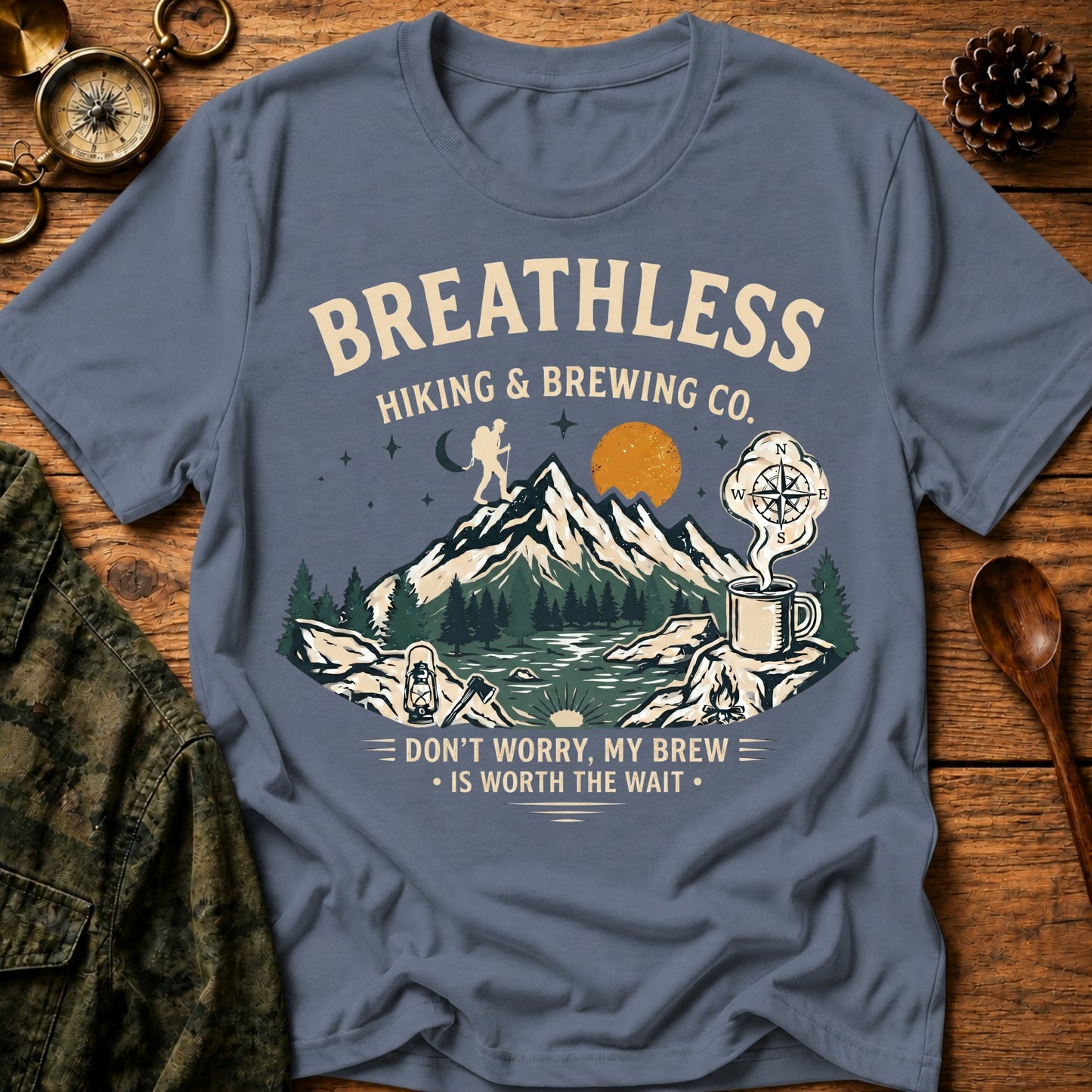 Breathless Hiking & Brewing T-Shirt