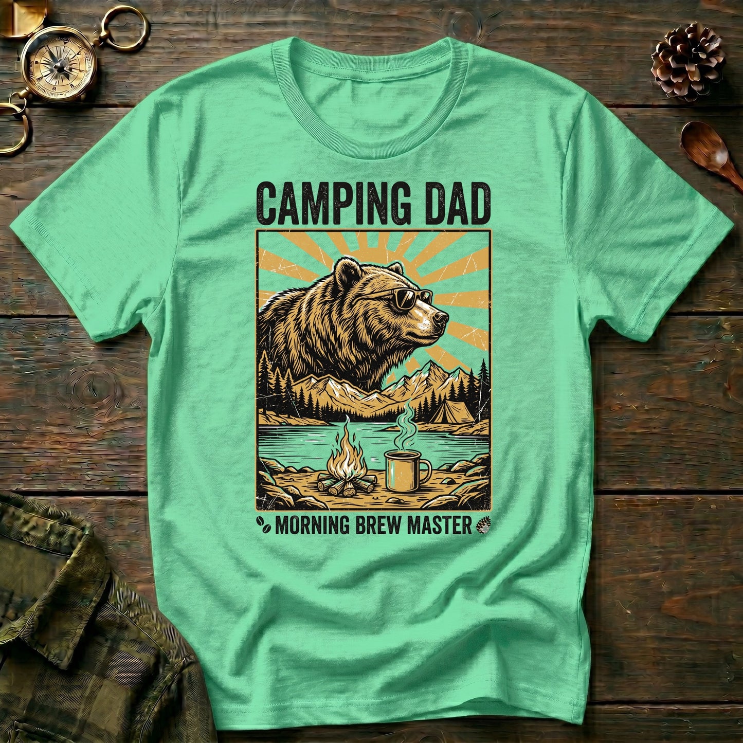 Camping Dad T‑Shirt