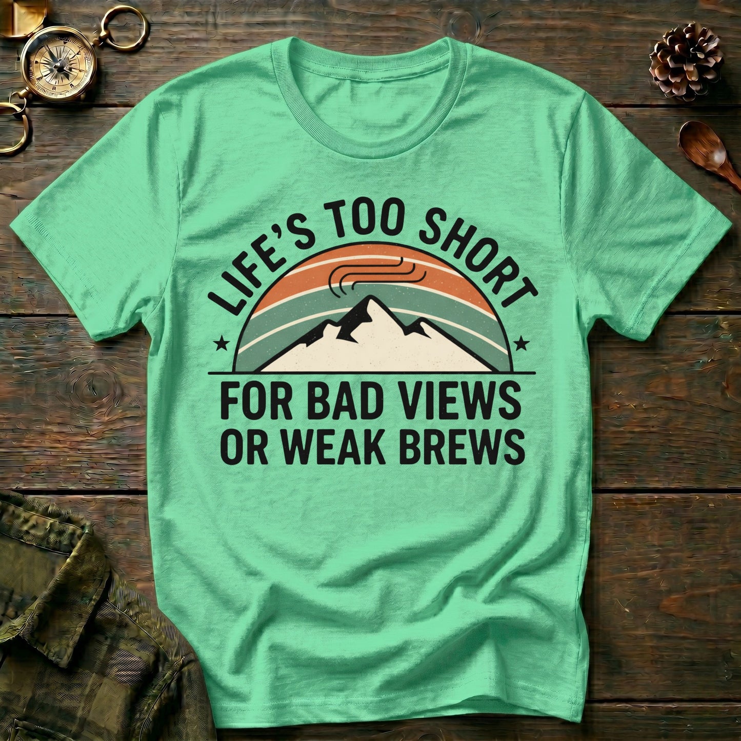 Earned Views & Strong Brews T-Shirt