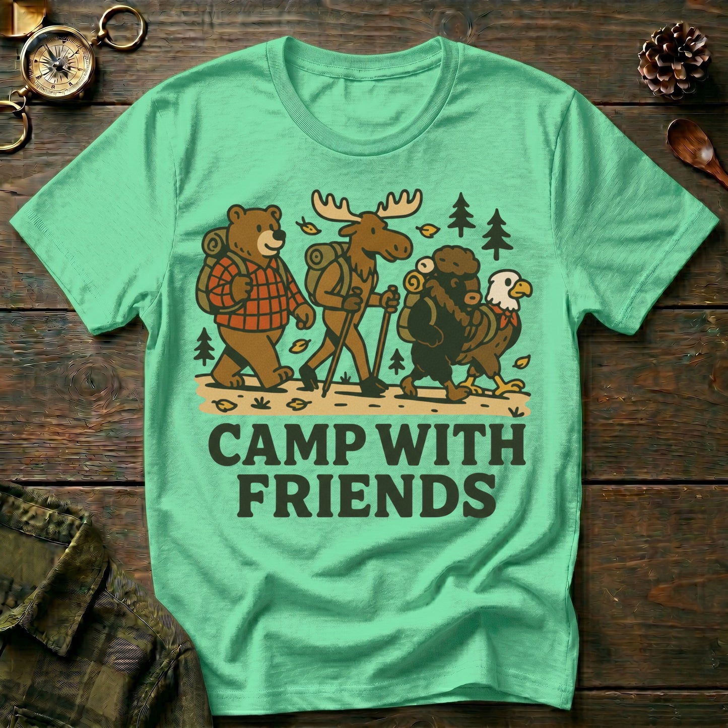 Camp With Friends T‑Shirt