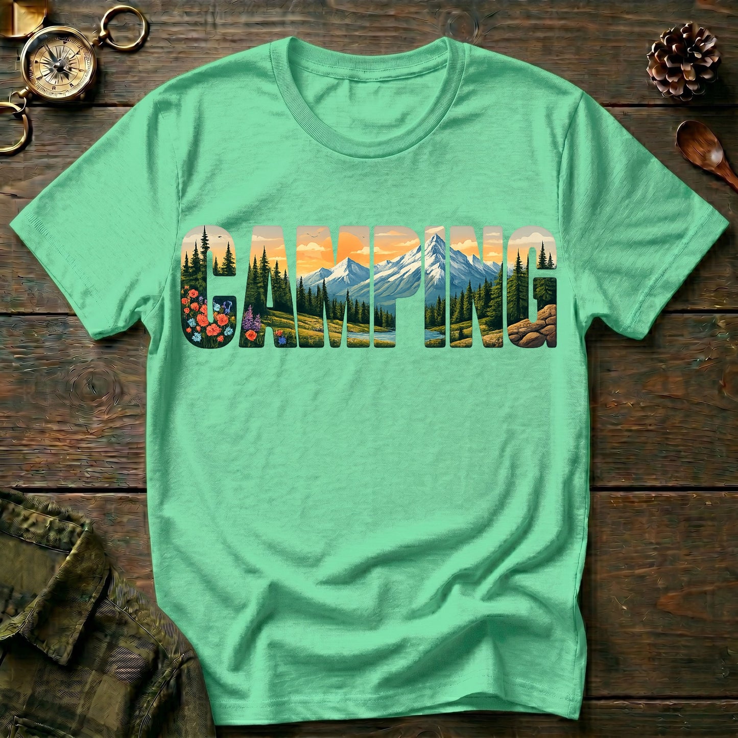 Camping Mountains T-Shirt