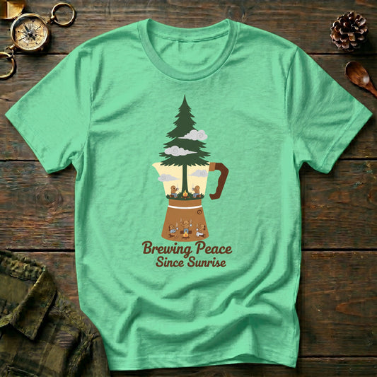 Brewing Peace Since Sunrise T-Shirt