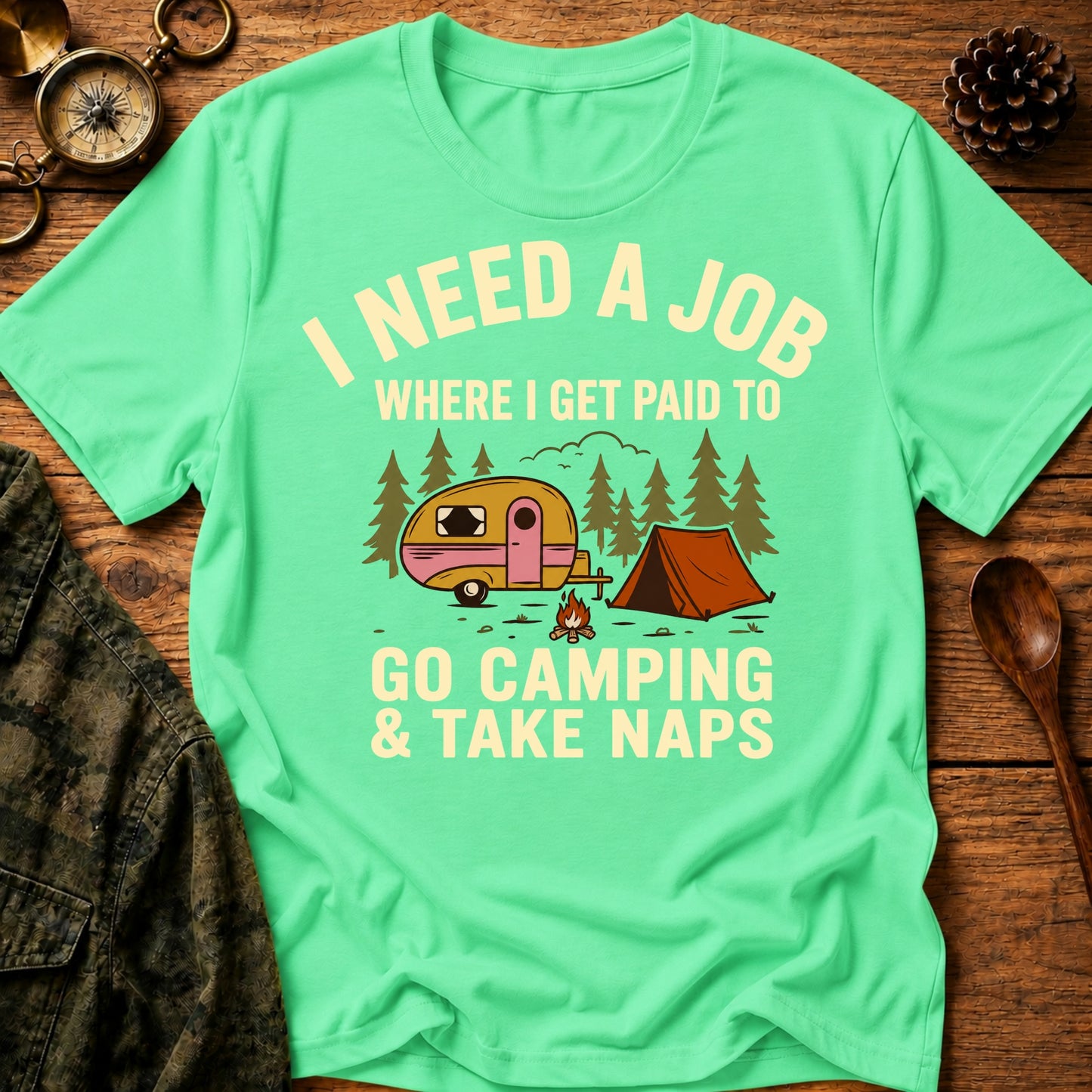 Camping & Napping T‑Shirt
