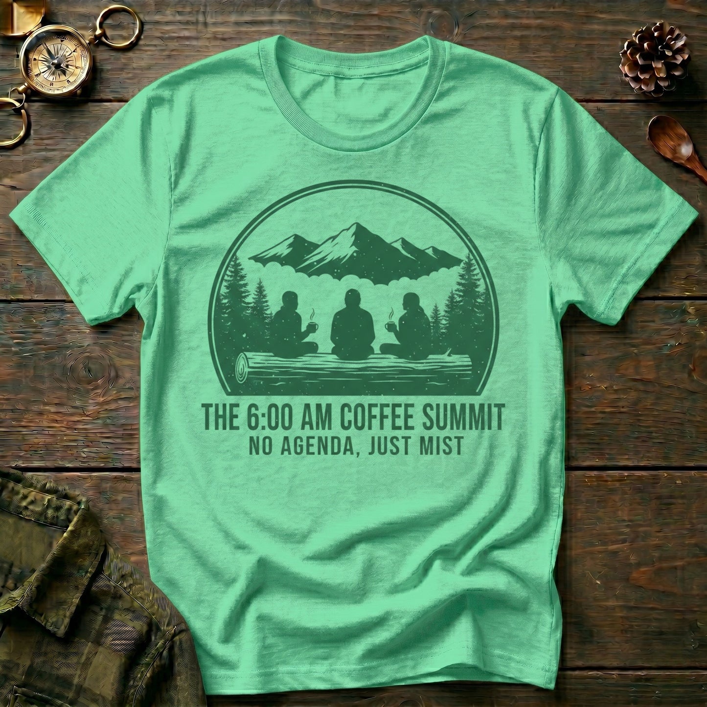“The 6:00 AM Coffee Summit” T-Shirt