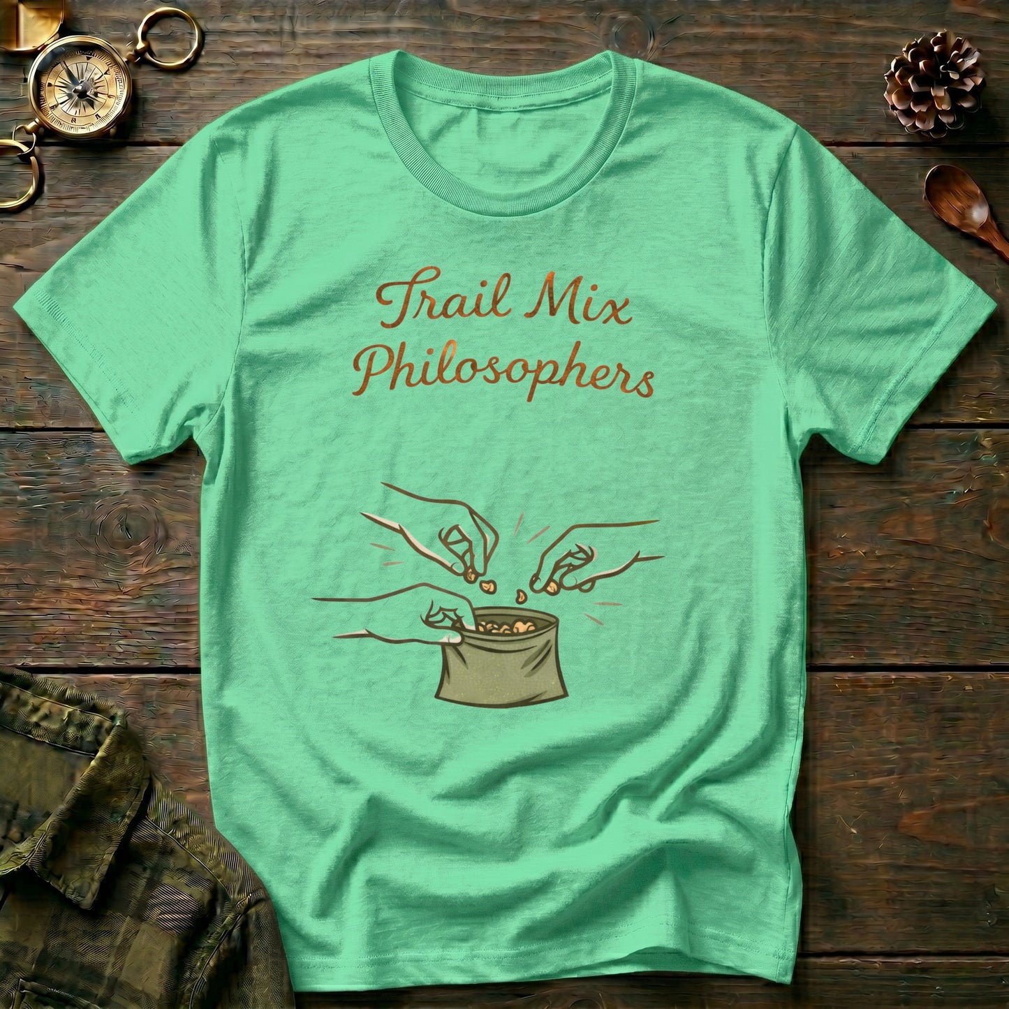 Outdoorsy Camping Snack Lover T‑Shirt