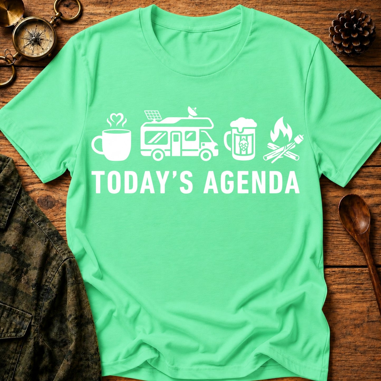 Camping Agenda T-Shirt