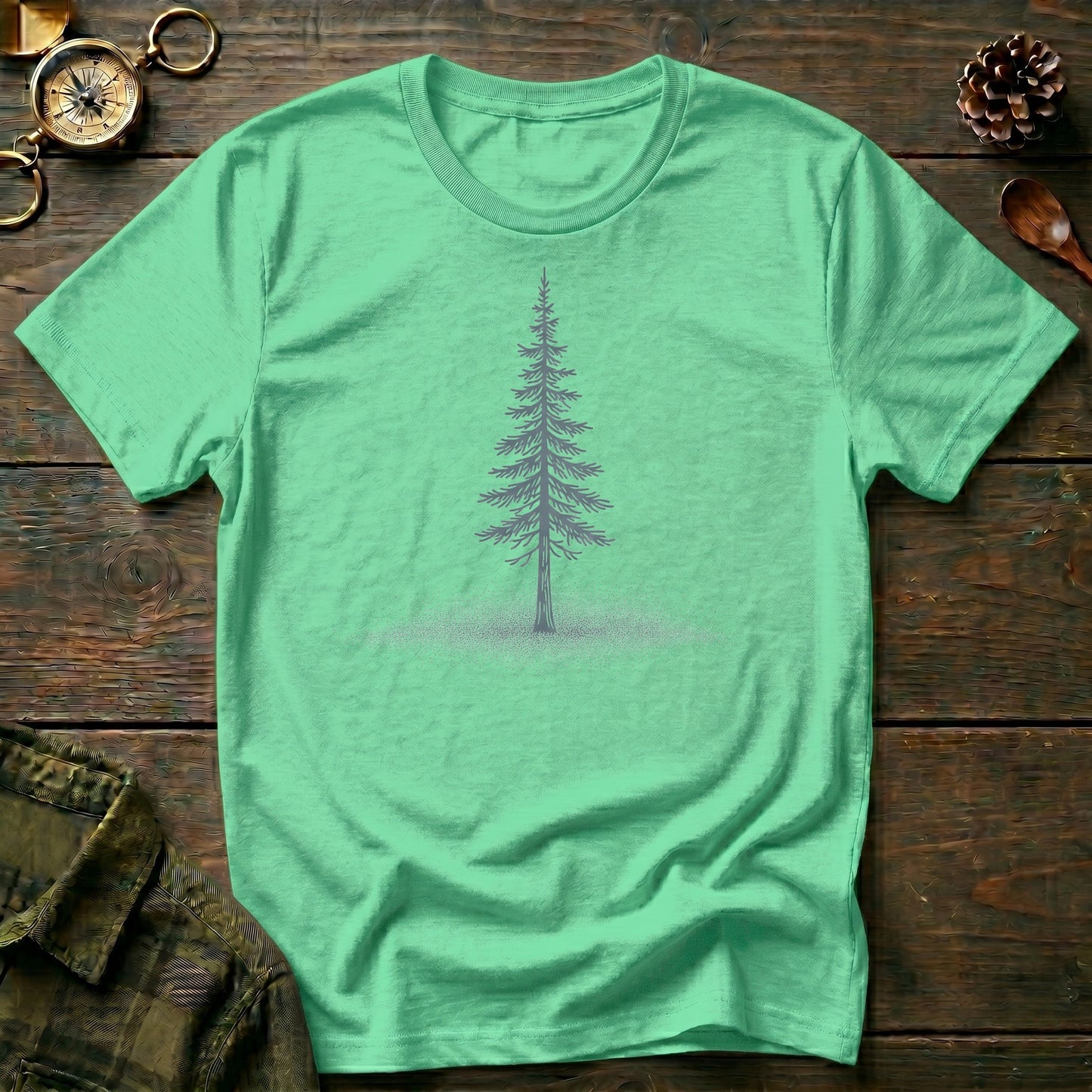 Minimal Pine Tree T-Shirt