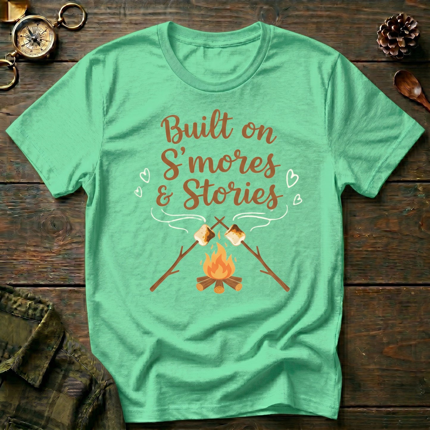 Built on S'mores & Stories  T-Shirt