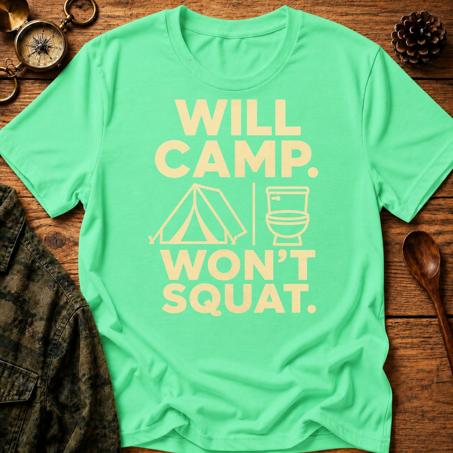 No Squat Camper T-Shirt