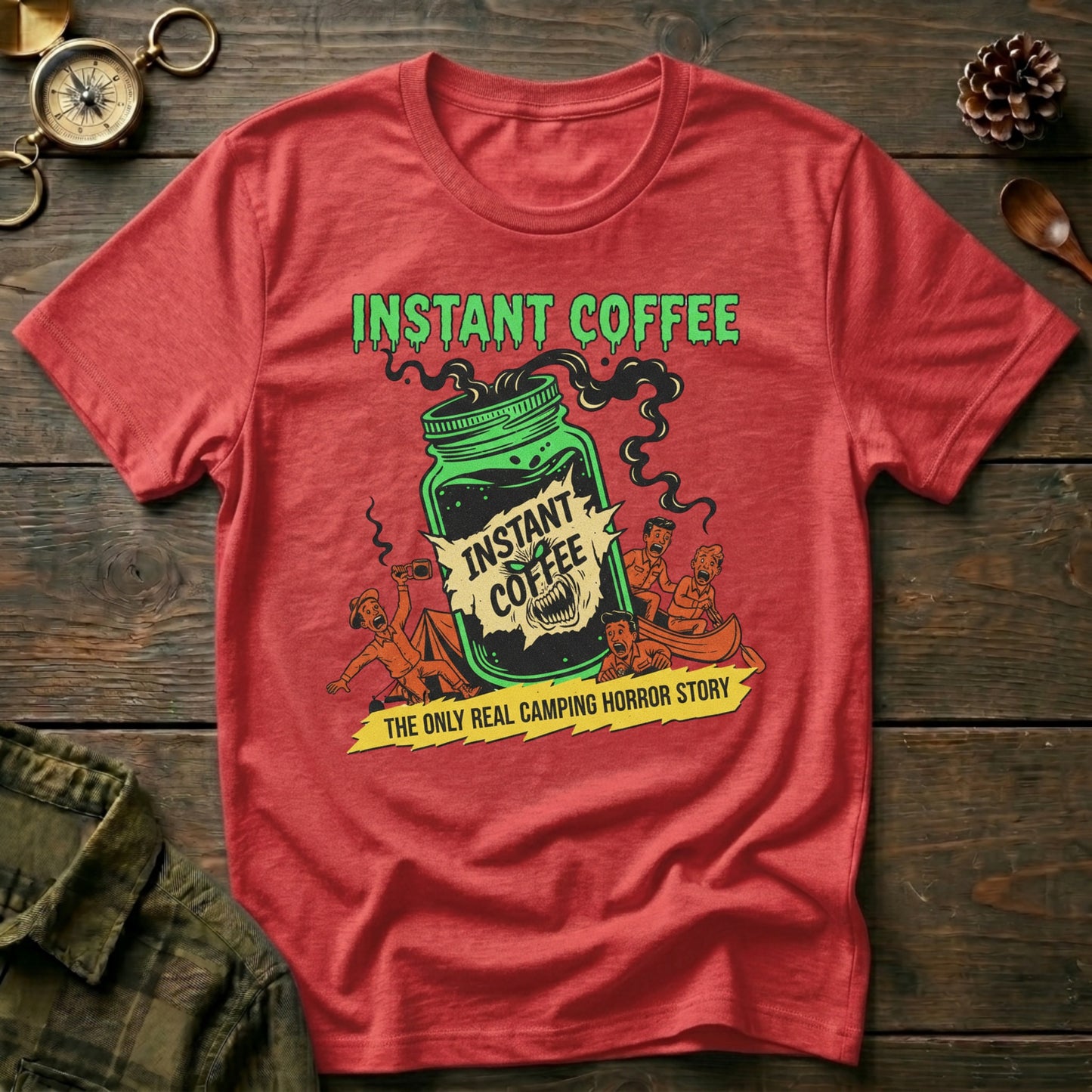 Instant Coffee Horror T-Shirt
