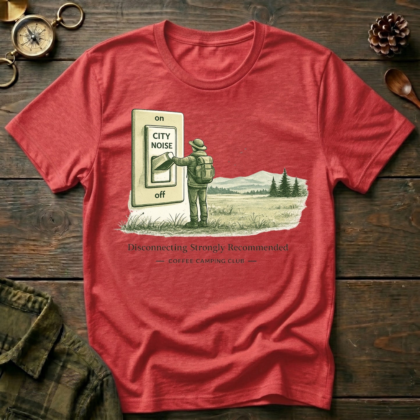 City Noise Camper Graphic T-Shirt