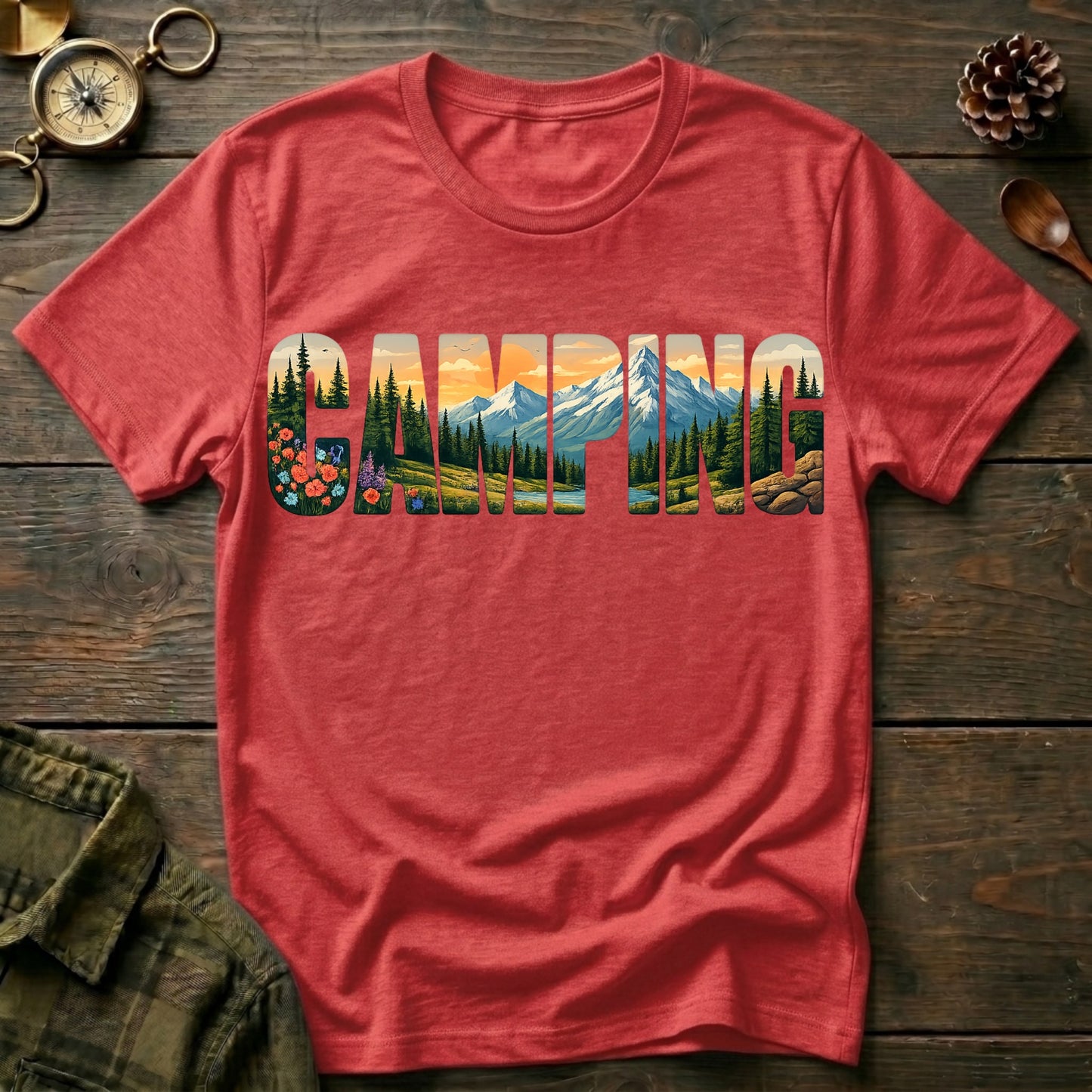 Camping Mountains T-Shirt