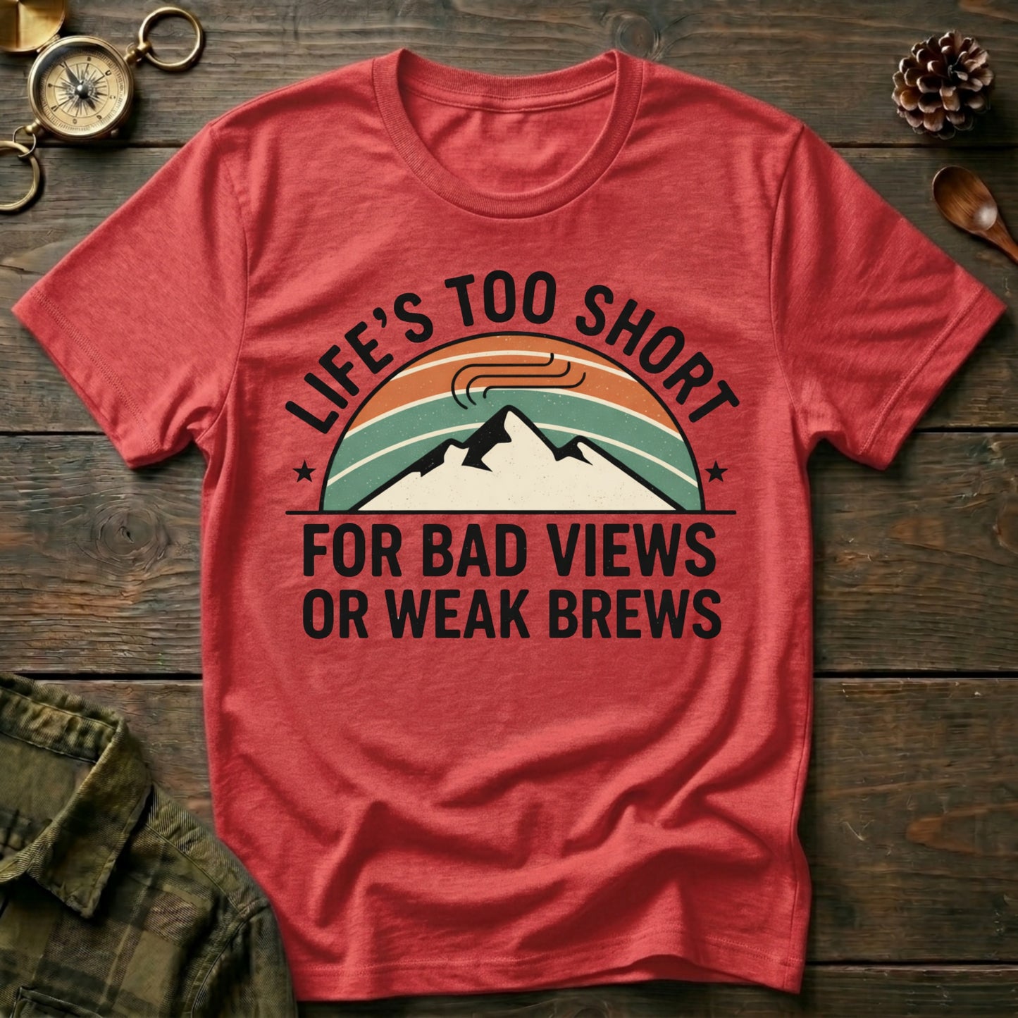 Earned Views & Strong Brews T-Shirt