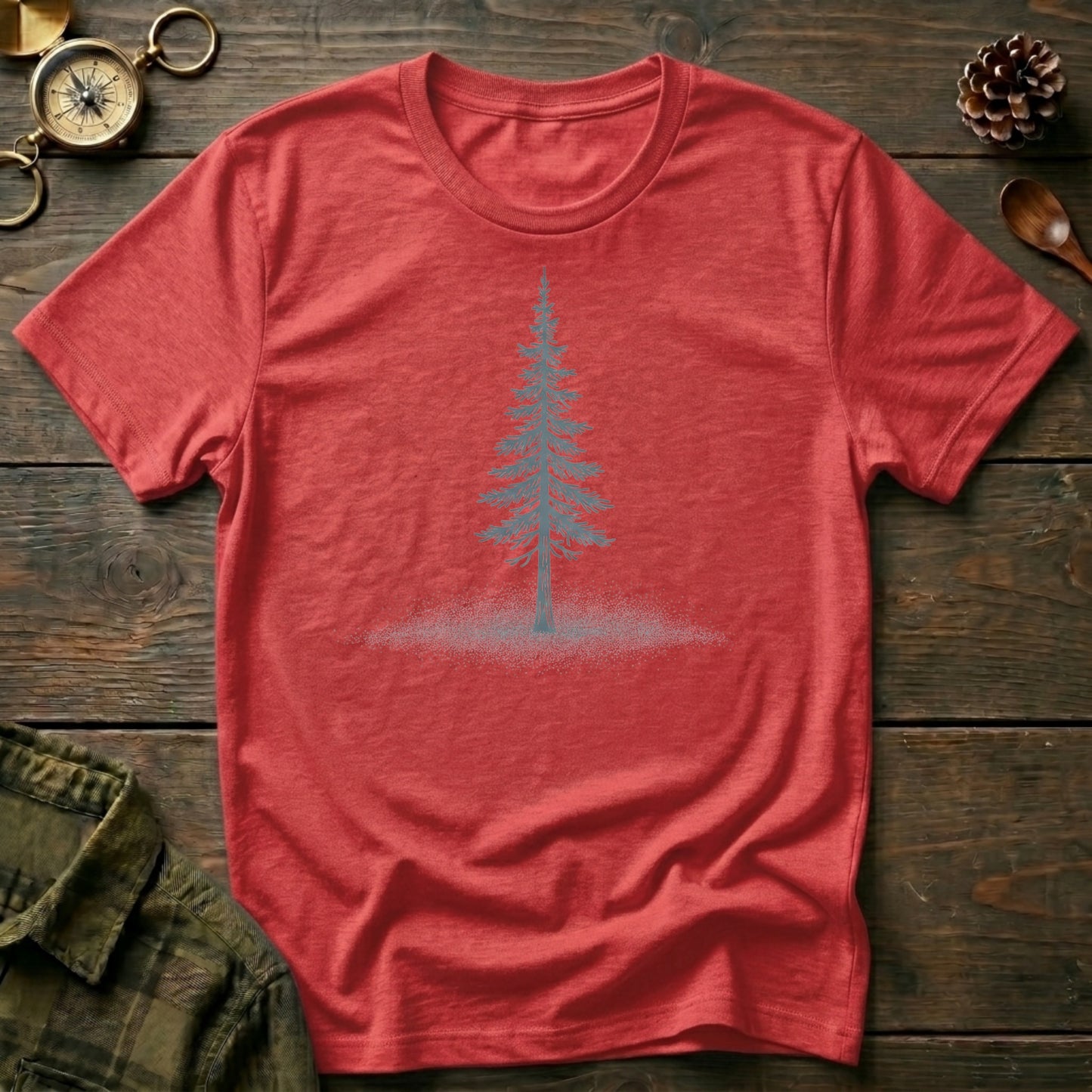 Minimal Pine Tree T-Shirt
