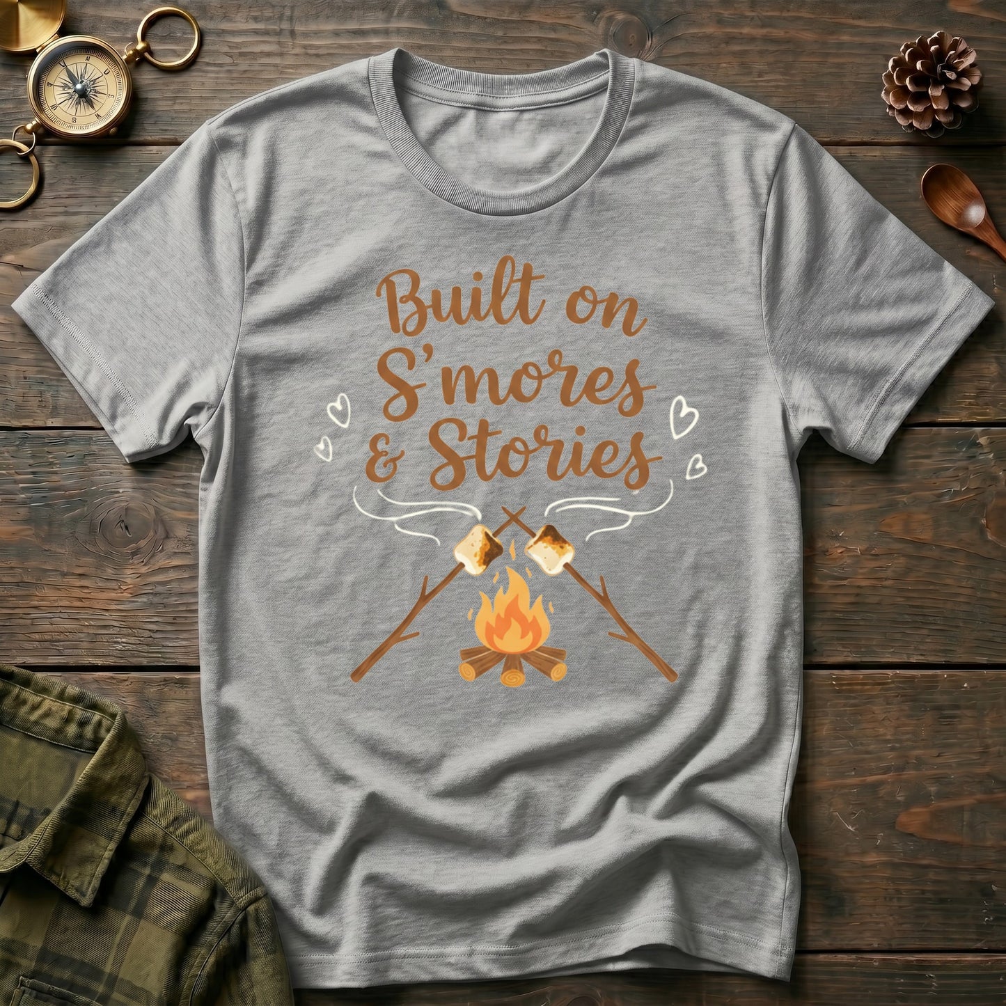 Built on S'mores & Stories  T-Shirt