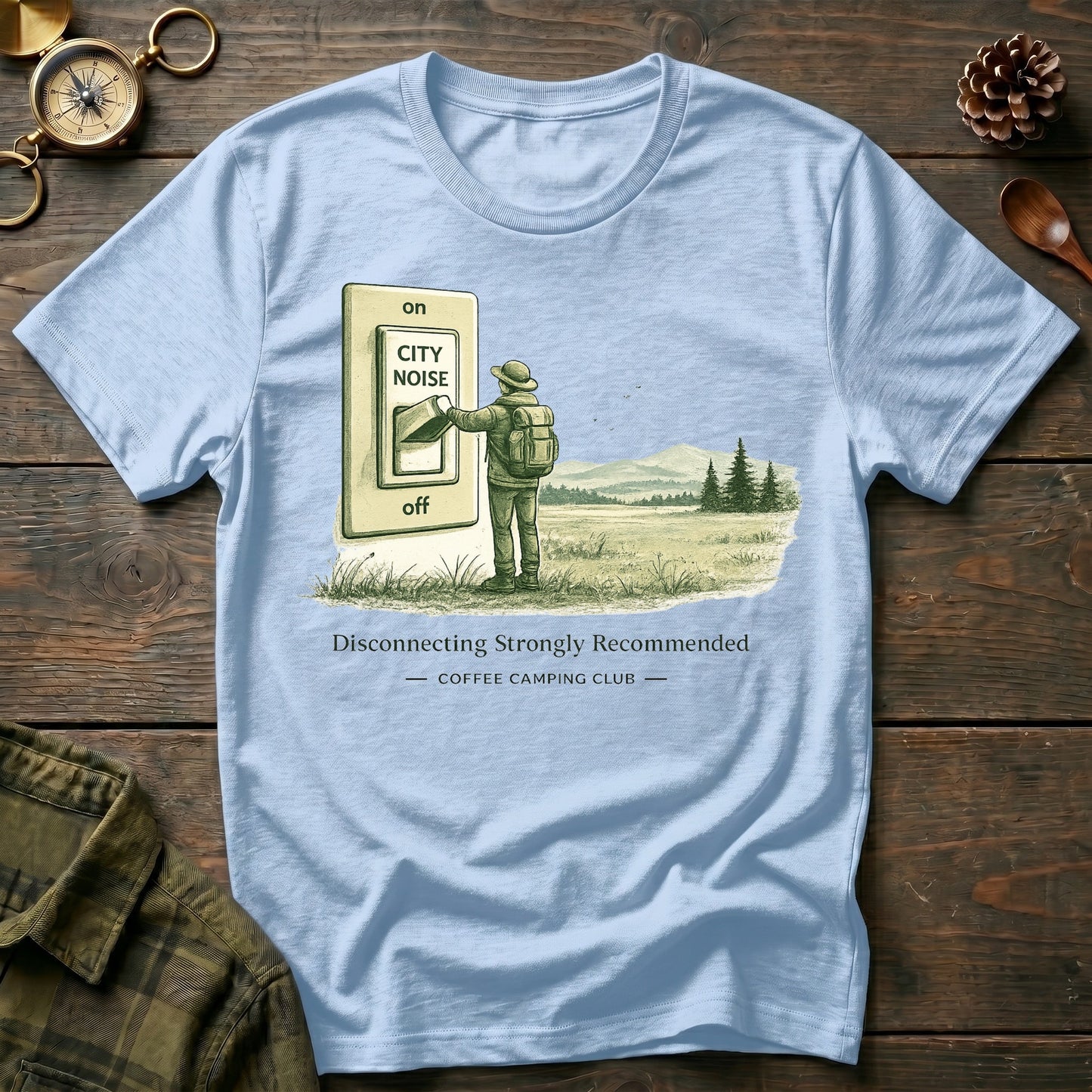 City Noise Camper Graphic T-Shirt