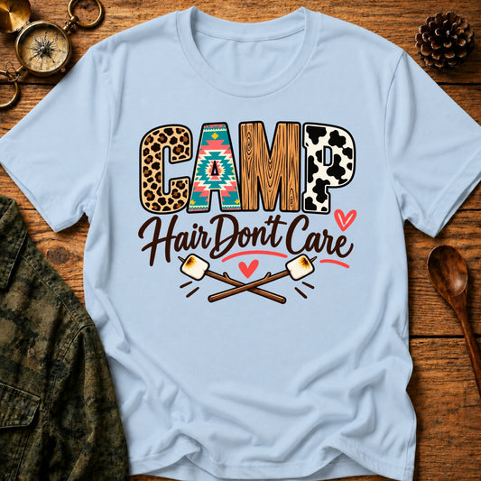 Camping Hair T-Shirt