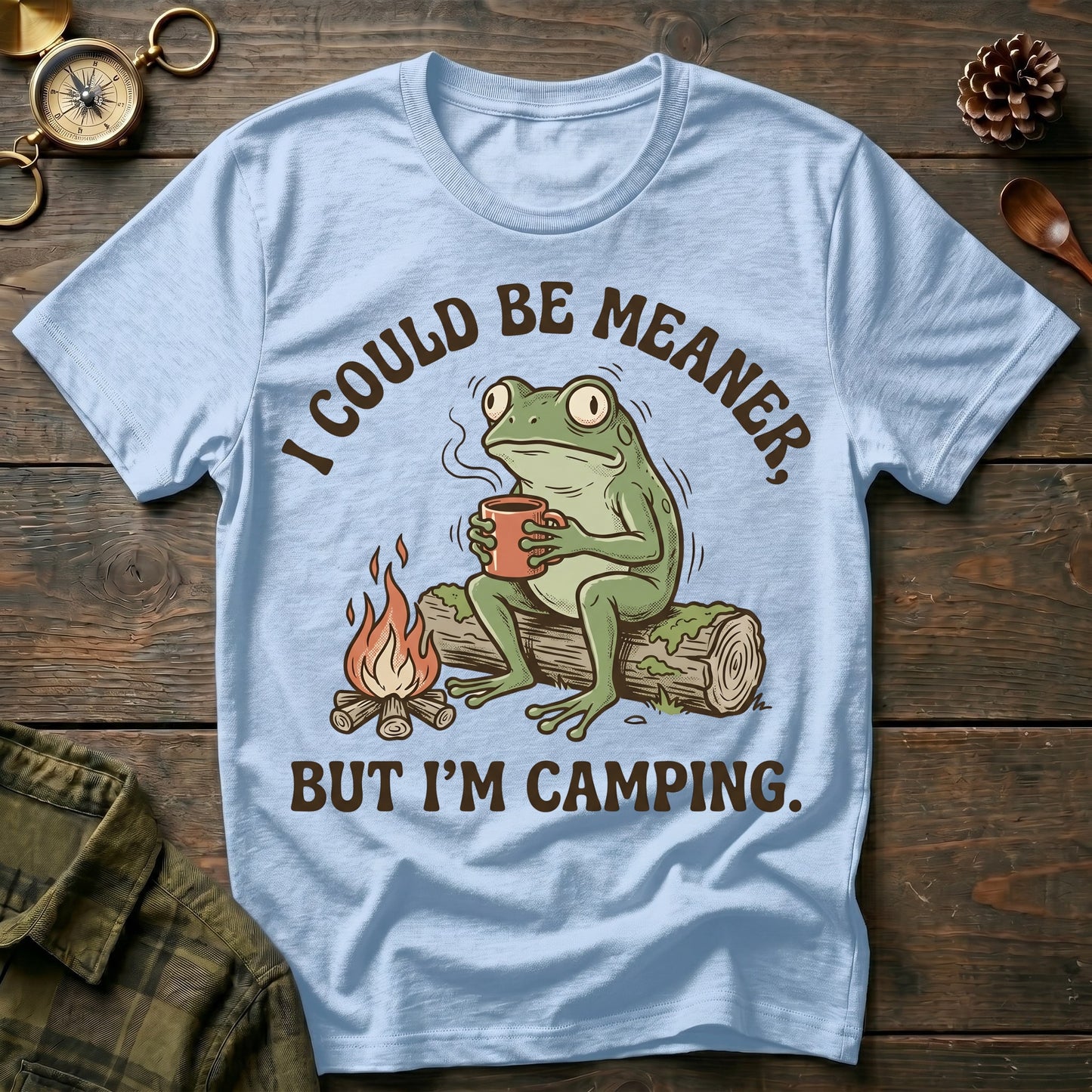 Camping Frog T‑Shirt