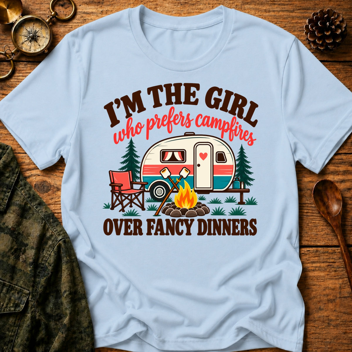 Camping Over Dinner T-Shirt