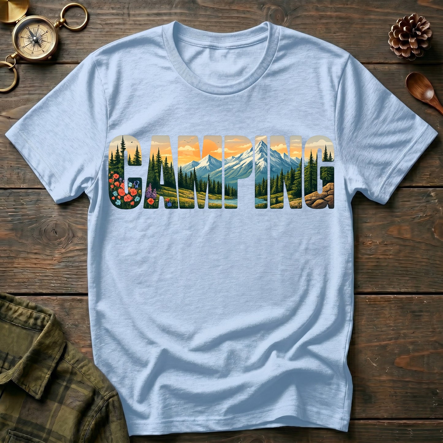 Camping Mountains T-Shirt