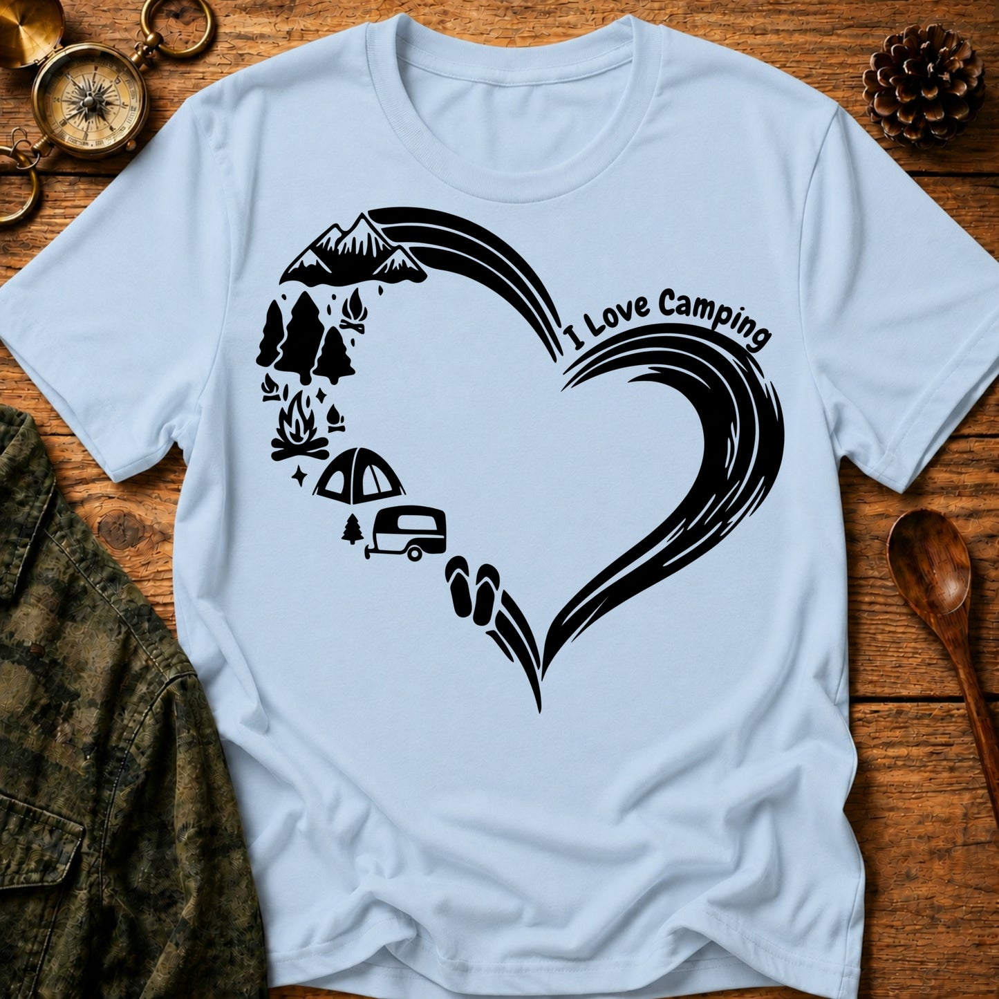 Camping Heart T-Shirt