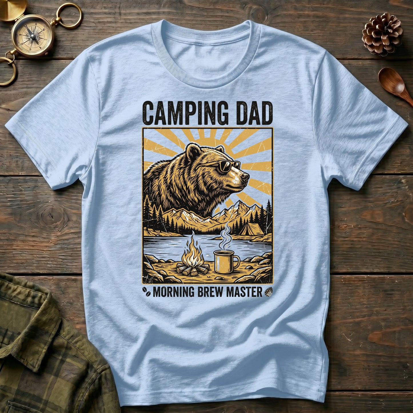 Camping Dad T‑Shirt