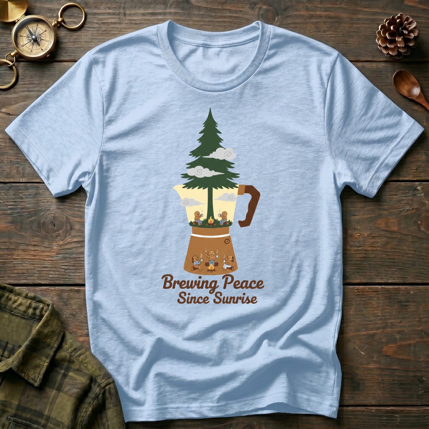 Brewing Peace Since Sunrise T-Shirt